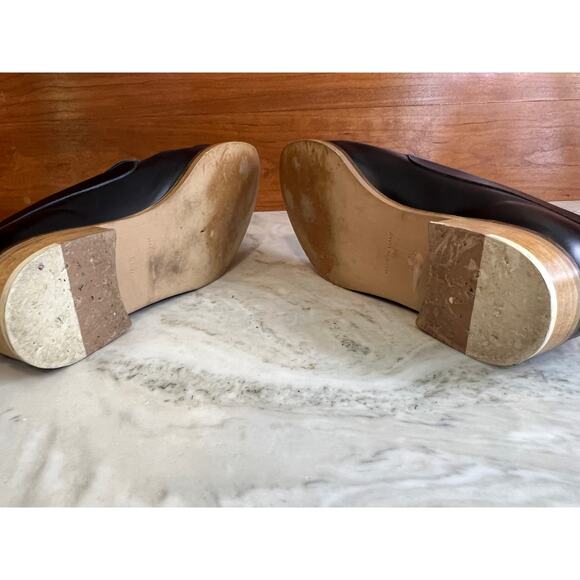 Everlane Modern Pointed Toe Leather Loafers Black 8.5 - Picture 9 of 12